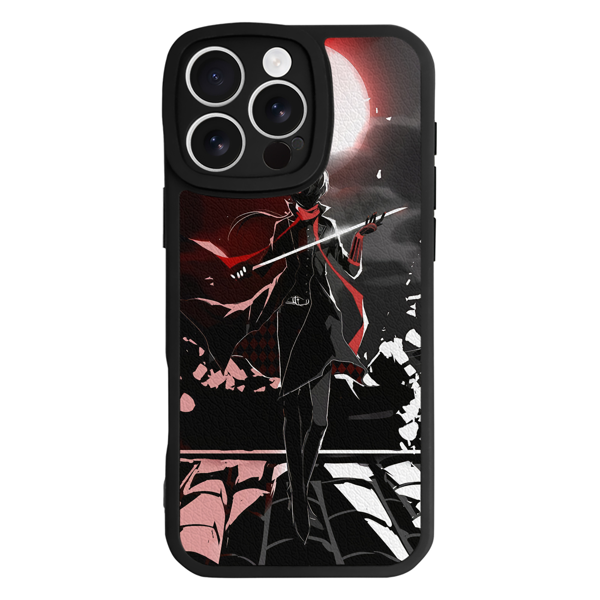 （画像用） 刀剣乱舞 Touken Ranbu 【iPhone 16シリーズ対応】シリコンスマホケース（レザー調） 材質：シリコン